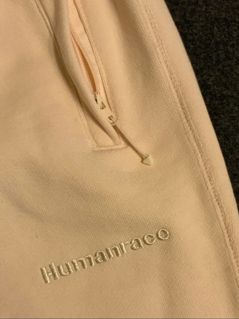 Adidas x Pharrell Williams Cream Humanrace Sweatpants XL